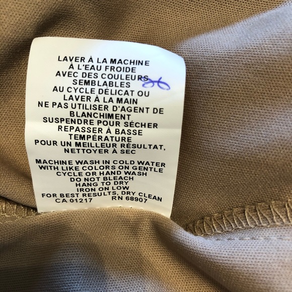 Gold Satin Dress from Le Chateau - Picture 10 of 10